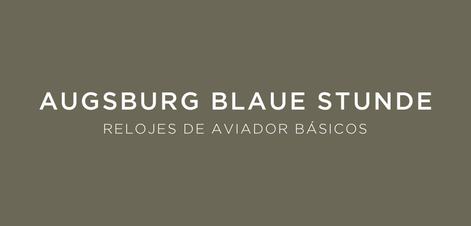 Laco Relojes de Aviador Básicos Augsburg Blaue Stunde 39 MB