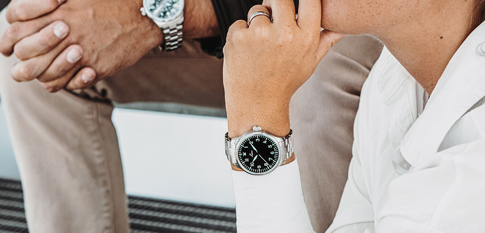 Laco Fliegeruhr BASIS Augsburg 39 MB