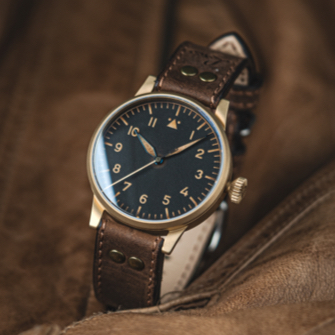 Laco Fliegeruhr Original Münster Bronze