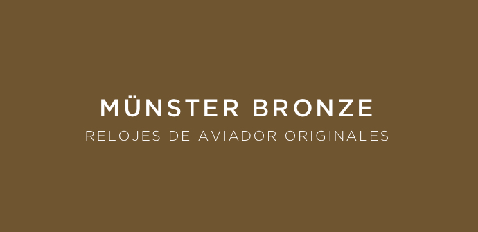 Laco Relojes de Aviador Originales Münster Bronze