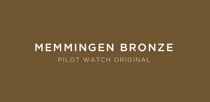 Relógio Laco Pilot Original Memmingen Bronze