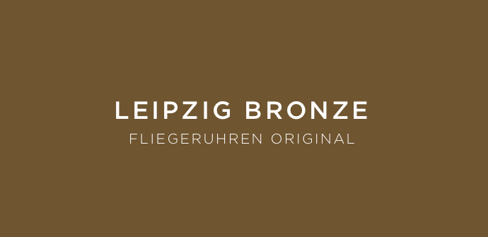 Original de Laco Fliegeruhr Leipzig Bronze