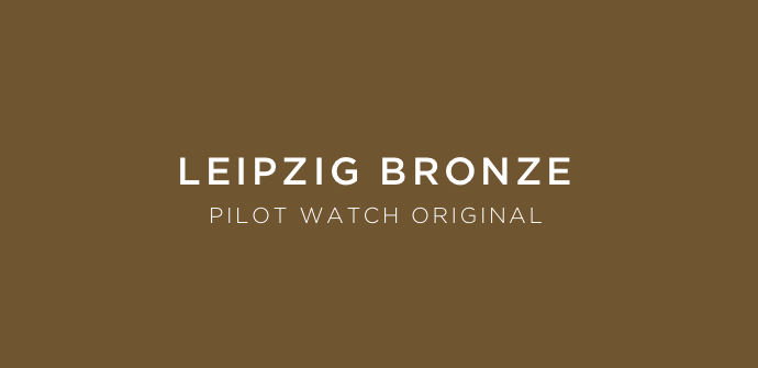 Laco Pilot Watch Original Leipzig Bronze