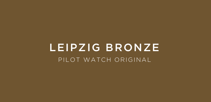 Laco Pilot Watch ORIGINAL Leipzig Bronze