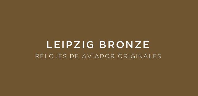 Laco Relojes de Aviador Originales Leipzig Bronze