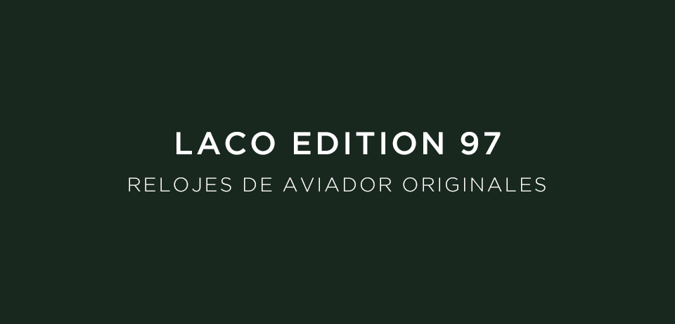 Laco Relojes de Aviador Originales Laco Edition 97