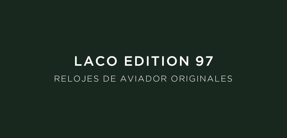 Laco Relojes de Aviador Originales Laco Edition 97