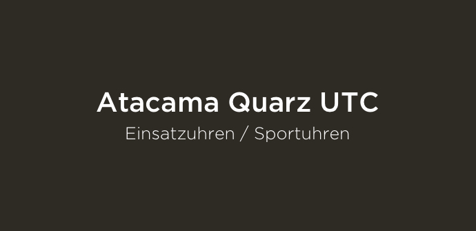 Laco Einsatzuhren Atacama Quarz UTC