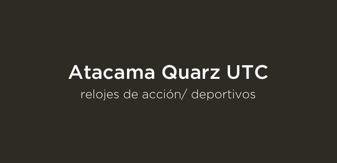 Laco Relojes de Acción Atacama Quarz UTC