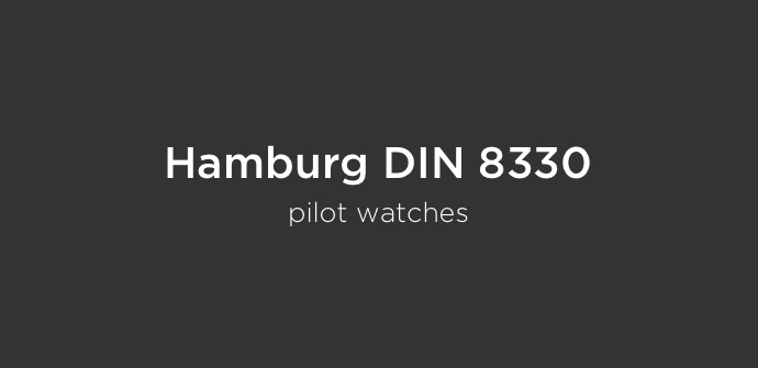 Laco DIN 8330 часы Гамбург DIN 8330