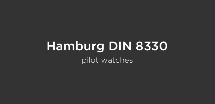 Laco DIN 8330 watches Hamburg DIN 8330