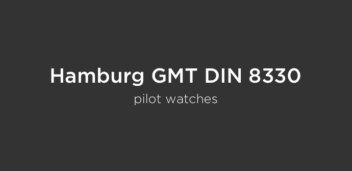 Laco DIN 8330 watches Hamburg GMT DIN 8330