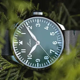 Laco Relojes de Aviador Básicos Augsburg Grün 42