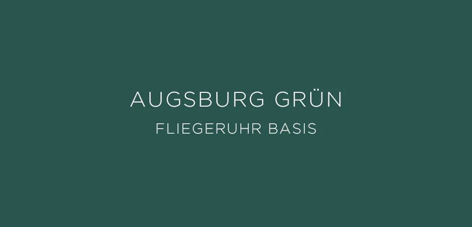 Laco Fliegeruhr BASIS Augsburg Grün 42