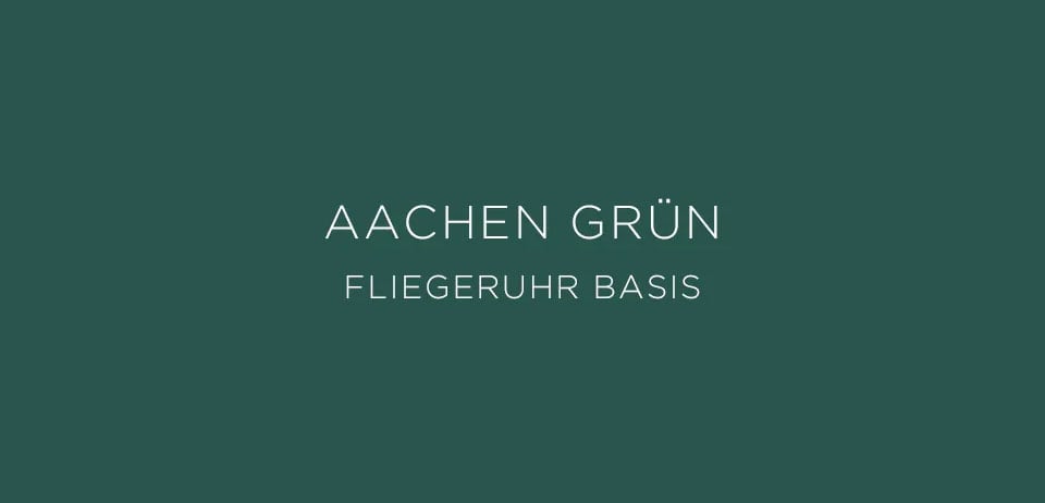 Laco Fliegeruhr BASIS Aachen Grün 42