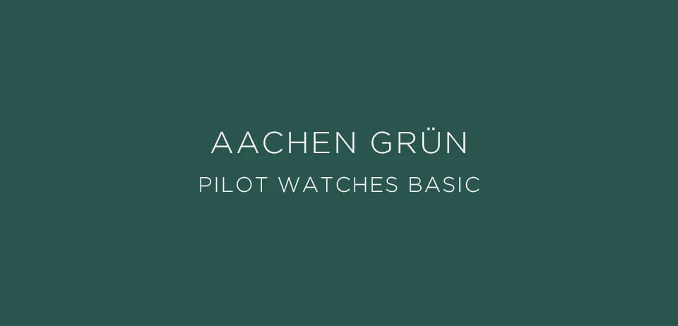 Laco Pilot Watches BASIC Aachen Grün 42