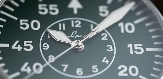Laco Relojes de Aviador Básicos Aachen Grün 42