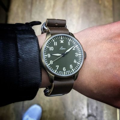 Flieger on leather nato from strapsco in leather jacket.

#laco1925 #laco #lacoaugsburg #lacoflieger #lacoaugsburgolive #lacowatches #germanwatch #olivedial #wotd #watchdaily #watchnerd #watchmania #watchlover #watchoftheday #watchporno #watchgeek #watchfam #watchaddict #fliegeruhr #fliegerfriday #fliegerwatch #pilotwatch