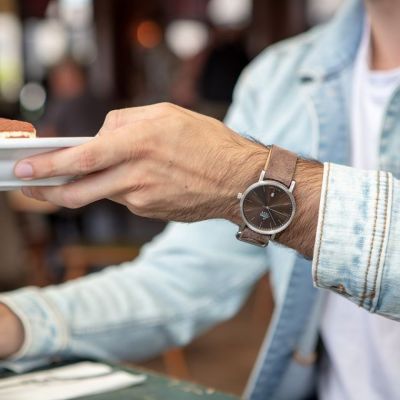 CLASSICS - MOCCA 40 

Our classic watch Mocca 40 has a brown one piece leather strap which fits gently around the wrist. The dial is in the Bauhaus style and has a brown sunray finish. The watch comes in a black gift box which also includes a cardboard box.

laco1925 #lacowatch #laco1925 #mylacotime #laco #madeingermany #uhren #germanmade #classic #lacoclassics #classy #wristshot #watchesoftheday #dailywatch #watchgeek #timepiece #watchlover #watches #watchfam #watchcollection #ootd #potd #lookbook